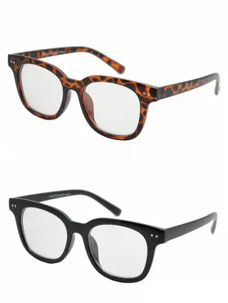 Everyday Square Sunglasses with Lightweight Slim Temples P10073C
