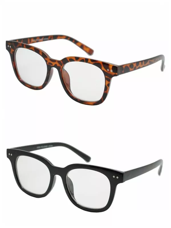 Everyday Square Sunglasses with Lightweight Slim Temples P10073C