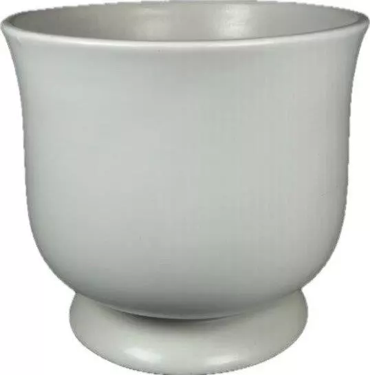CP3173- 8″ X 7.5″ Deep Matte Finish (WT) Ceramic Pot- Case pk 4 pcs
