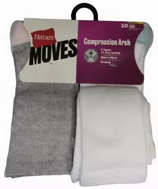 #6-H-1932 Women’s Crew Socks – $5.00 Per 10 Pair Pack (7 Packs)