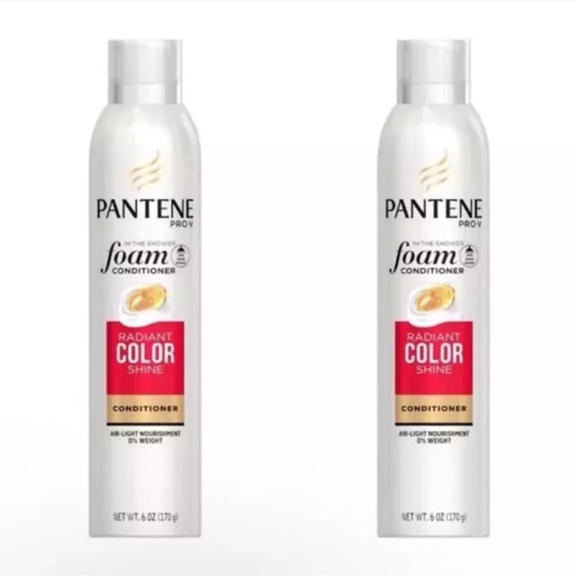 Pantene Pro-V Classic Foam Radiant Color Shine Hair Conditioners, 6 Ounce