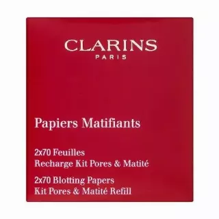 WHOLESALE CLARINS PAPIERS MATIFANTS 2x70 BLOTTING PAPERS - 50 PIECE LOT