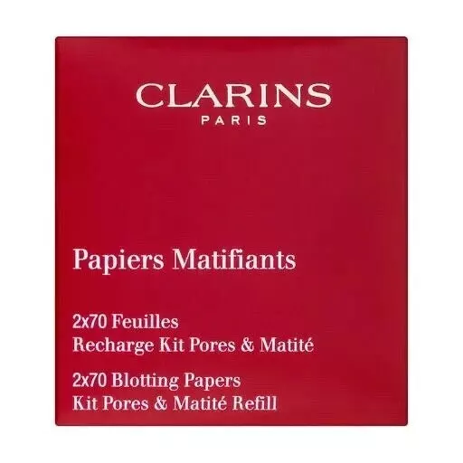WHOLESALE CLARINS PAPIERS MATIFANTS 2x70 BLOTTING PAPERS - 50 PIECE LOT