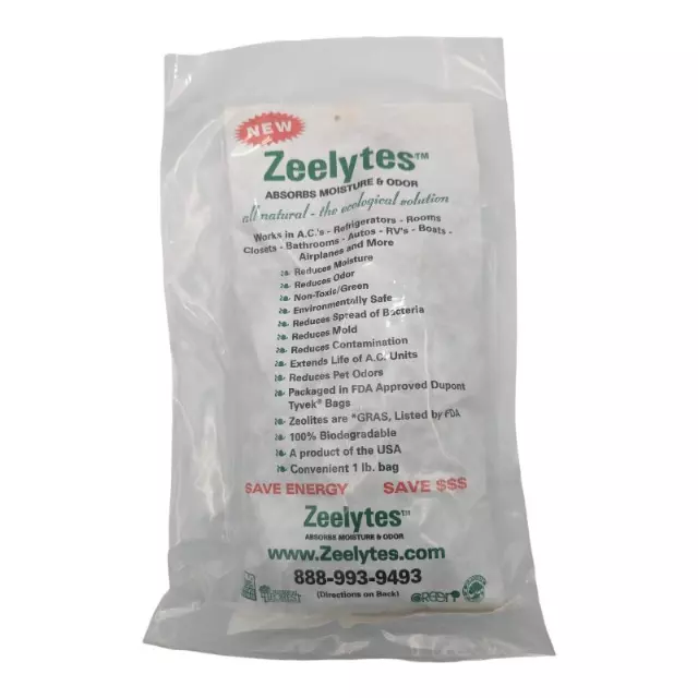 Zeelytes Moisture & Odor Absorber 1 lb Bag – 960 PC LOT