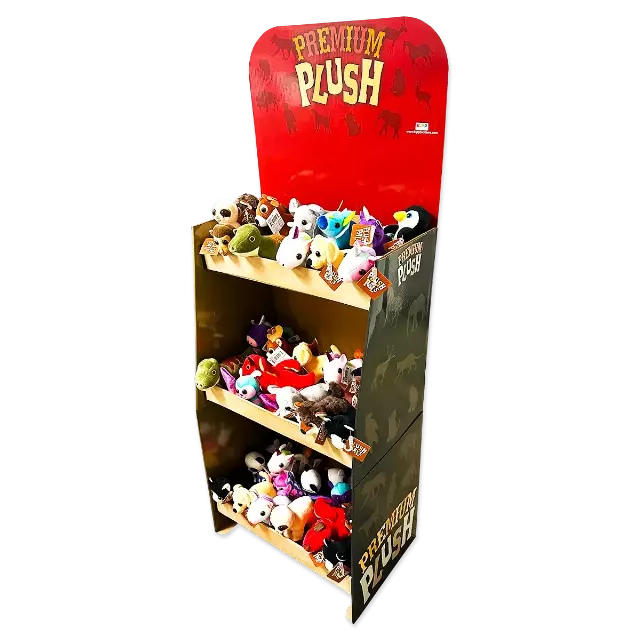 Plush Premium Assortment Floor Display - 36 Pieces Per Retail Ready Display Kit 88485