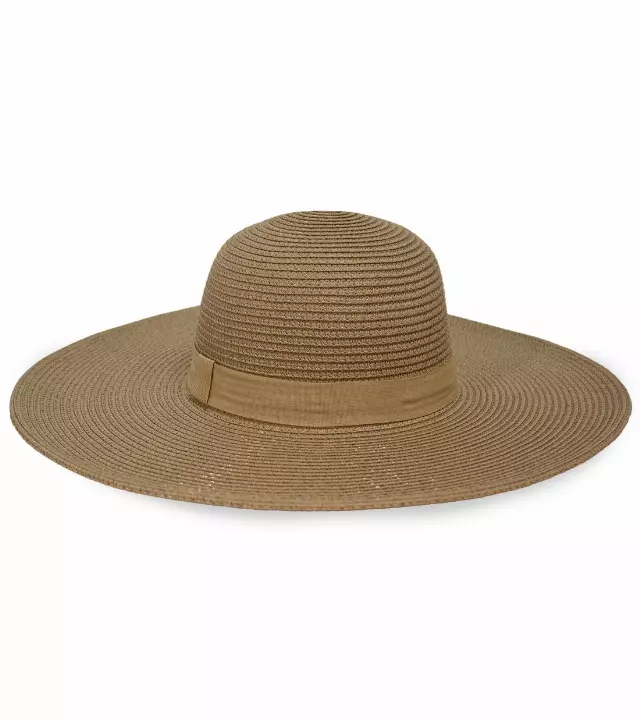 Magid Ribbon Straw Floppy Sun Hat — TOAST