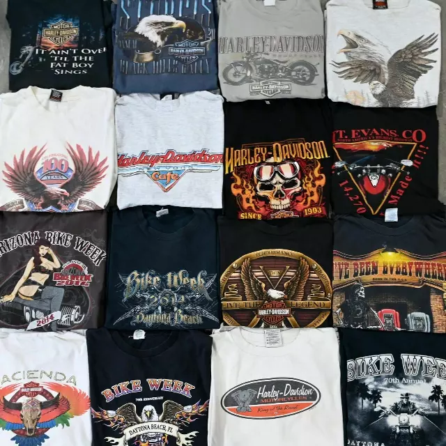 Wholesale Harley Davidson & Biker T-Shirts (10 Pieces) — Biker