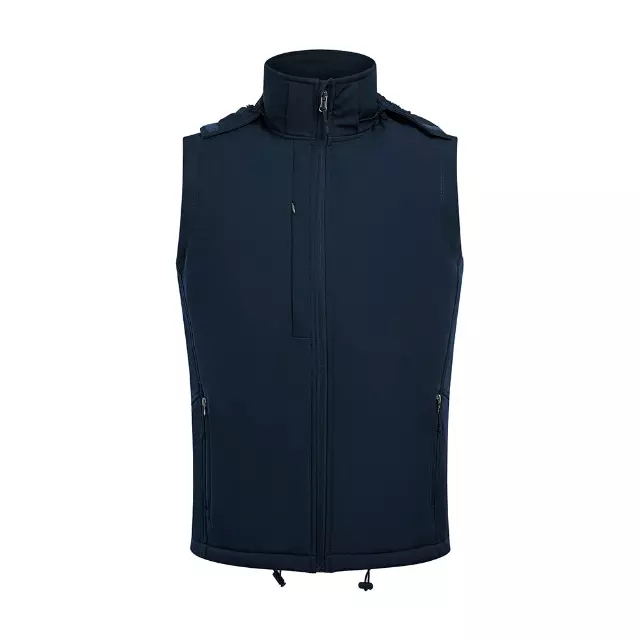 Men's Detachable Hood Vest Berber Lined - Style #MV156 - $13.50/Unit MINIMUM 12 PCS - PLEASE SEE DESCRIPTION - S-2XL — Navy
