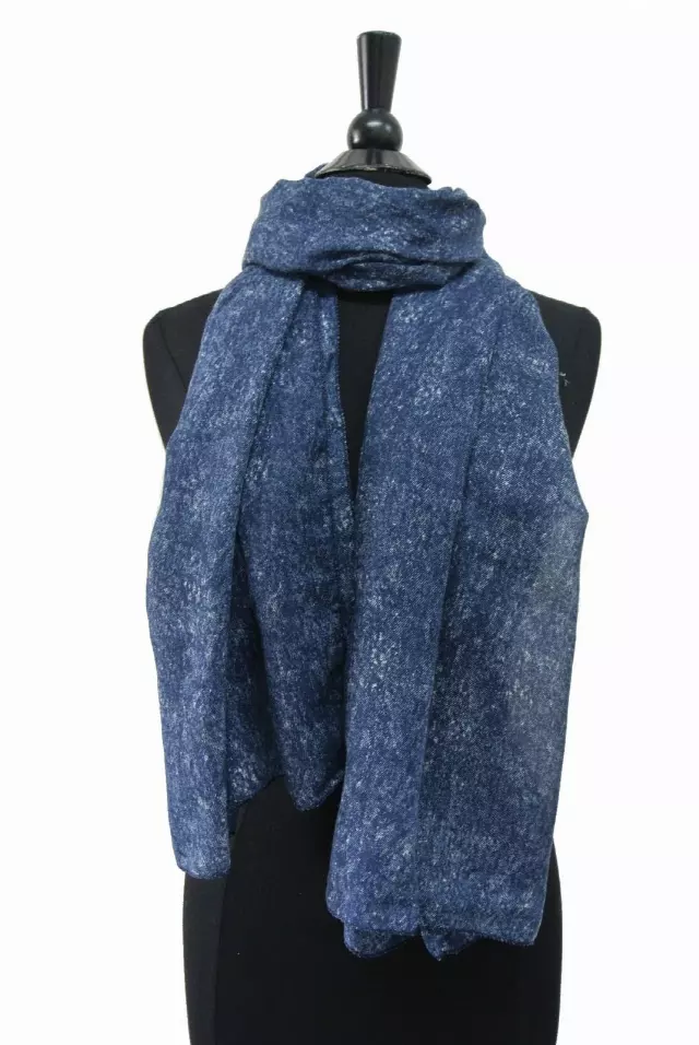 QC108 Solid Color Spring Scarf — Navy