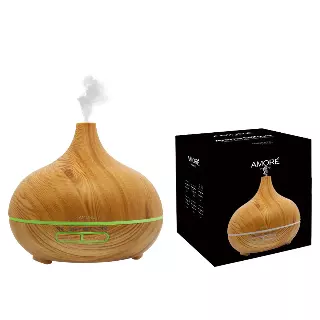 Wood Grain Cool Mist Diffuser · SKU AM-AOD-SER