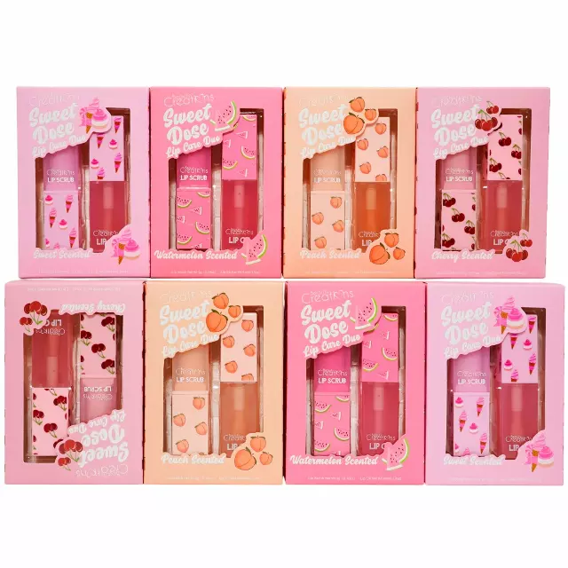 Beauty Creations Sweet Dose lip Care Duo Assorted - Wholesale 8 Units (LOSET-ABASS)