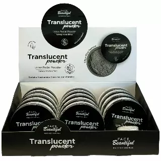 Face Beautiful Loose Powder Translucent - Wholesale Display 14 Units (FB-013)