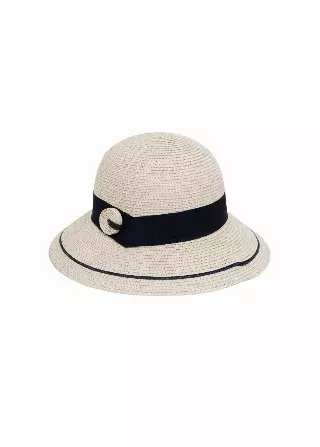 Magid Straw Bucket Hat with Band — Natural