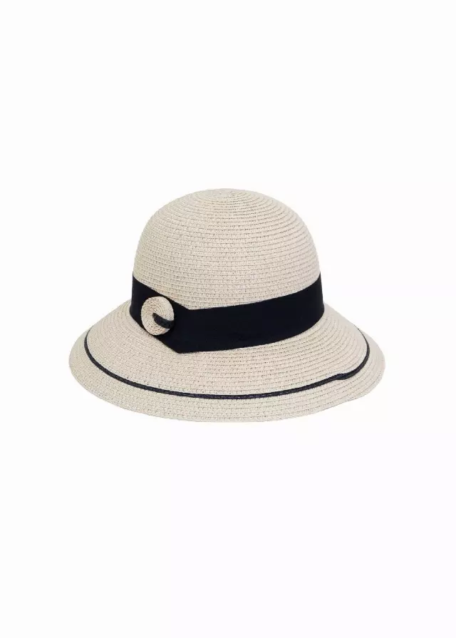 Magid Straw Bucket Hat with Band — Natural
