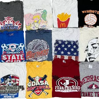 Wholesale Modern Graphic T-Shirts (10 Pieces)