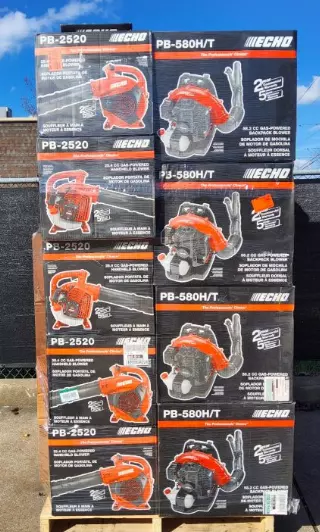 Echo lawn equipment pallet · untested returns