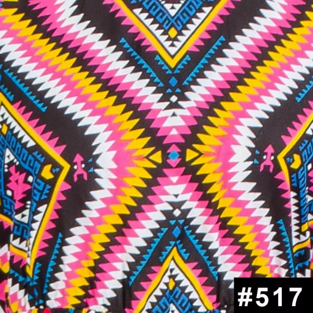 203 -Dashiki Print Wrap Dress Denim Mix (3/pk) Free Size - ON SALE - $10.00 Each — Free Size / 517