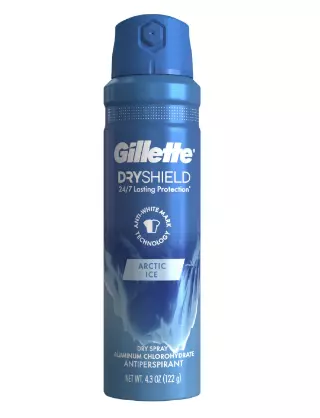 Gillette Dry Spray Antiperspirant and Deodorant for Men Arctic Ice 4.3 oz