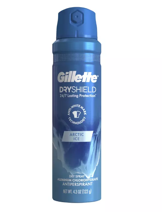Gillette Dry Spray Antiperspirant and Deodorant for Men Arctic Ice 4.3 oz