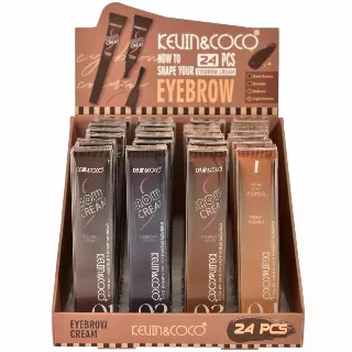 Kevin & Coco How To Shape Your Eyebrow Cream - Wholesale Display 24 Units (KC1195)