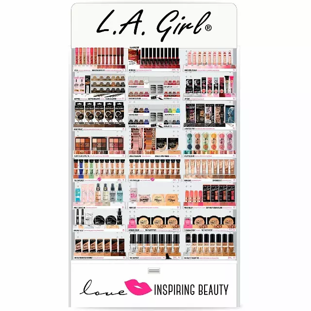 Wholesale L.A. Girl Love Inspiring Beauty 3FT Floor Display 1.218 Units (GFD537)
