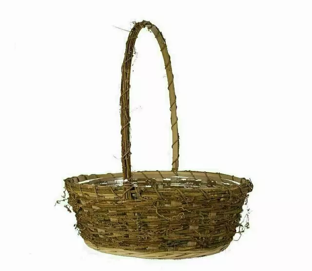 MS1628-12 – 12” Round vine w/ handle w/Liner-“each” Min 6 pcs – case 24 pcs