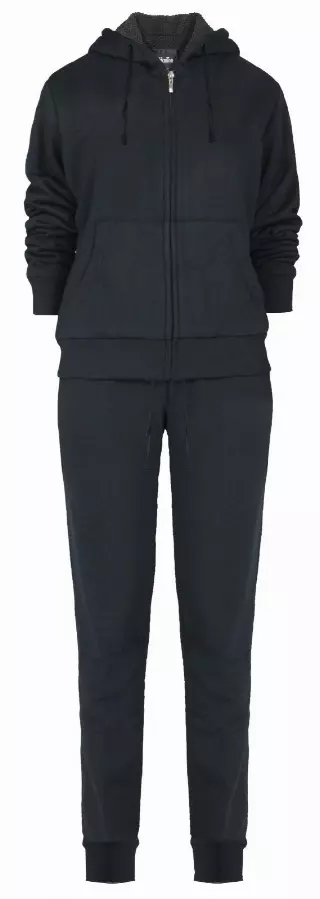 Women's sweatshirt and sweatpants 2PC set-Plus Size- Style #LJS100X- $14.90/Unit - PLEASE SEE DESCRIPTION — Black