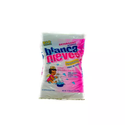 Blanca Nieves Detergent Powder, 1lb/500g (Case of 36)