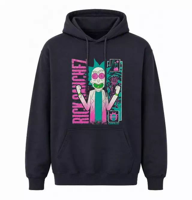 RICK AND MORTY RICK SANCHEZ HOODIE BLACK