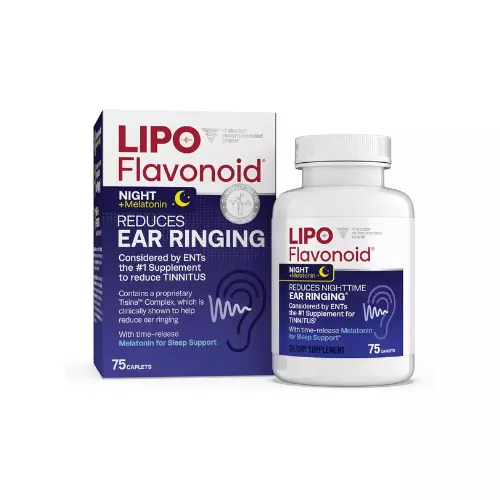 Lipo Flavonoid Plus PM, Tinnitus Relief + Sleep, 75 Ct