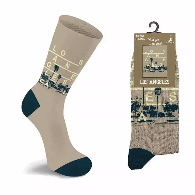 Unisex City Crew Socks – Soft Cotton Blend Everyday Wear — Los Angeles