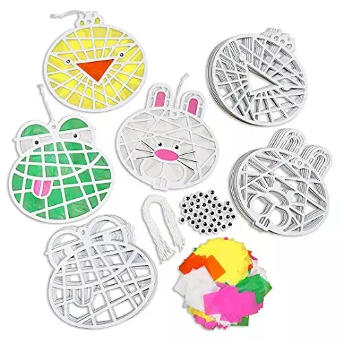 Spring Critters DIY Suncatcher Paper Crafts - 24 Pieces Per Pack KP4198