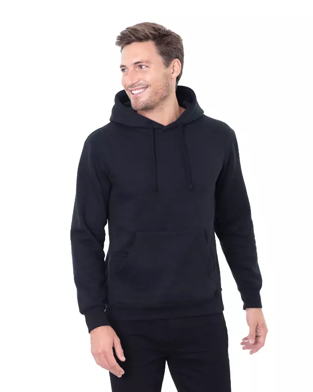 #7M-715-T200 Threadfast Men’s Black Pullover Hoods (6 Pieces) Pick Size