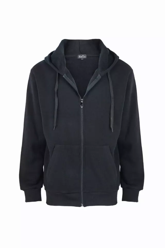 Men's Hoodie Sweatshirt-Plus Size- Style #MFJ101X-$8.50/Pc 24PCS/CASE - PLEASE SEE DESCRIPTION — Black