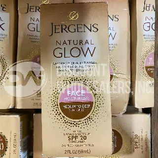 Jergens Natural Glow Face SPF 20 Medium/Deep · 200 units · sold as is