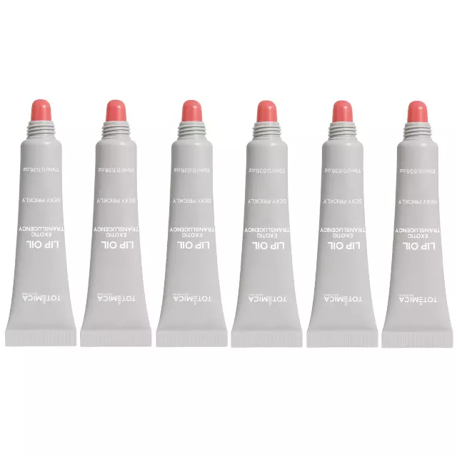 Totemica Lip Oil With Charm Exotic Translucency Sexy Prickly - Wholesale 6 Units (TBR24-L12C)