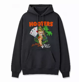 HOOTERS LAS VEGAS HOODIE BLACK