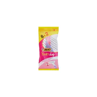 BIC Disposable Razor Twin Lady 8+2 = 10 Count Case Pack 20