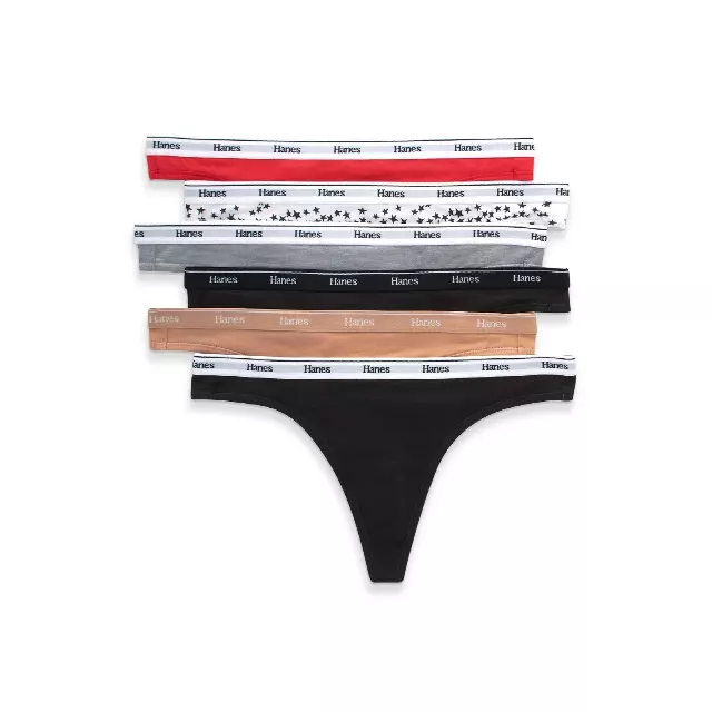 #0W-H-9239 “Hanes” Women’s Thong Underwear – $4.50 per 10 pair pack (10 Packs)