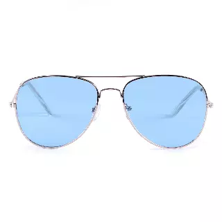 Vintage Style Metal Frame Aviators with Pastel Tinted Lenses in Multiple Colors J0894-Light
