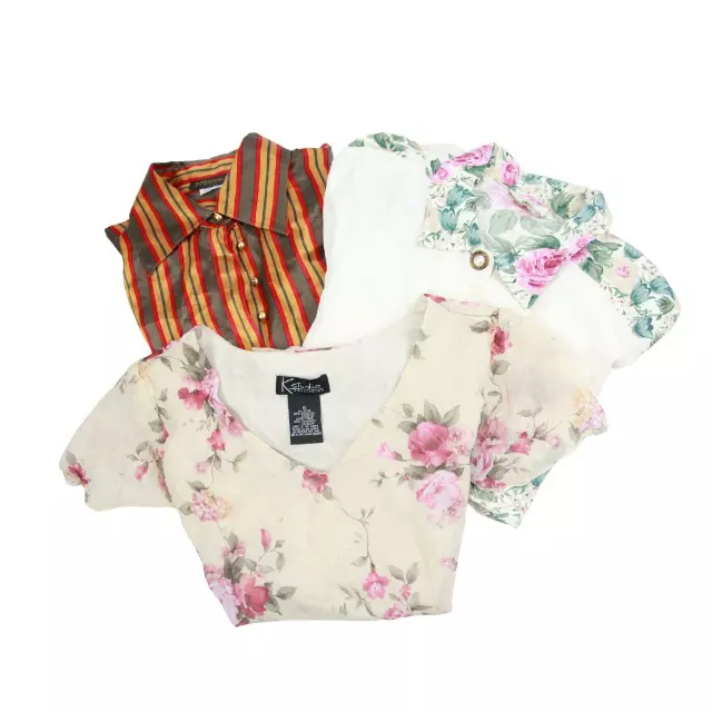 Vintage & Modern Plus Sized Women's Blouse's Mix Of 10