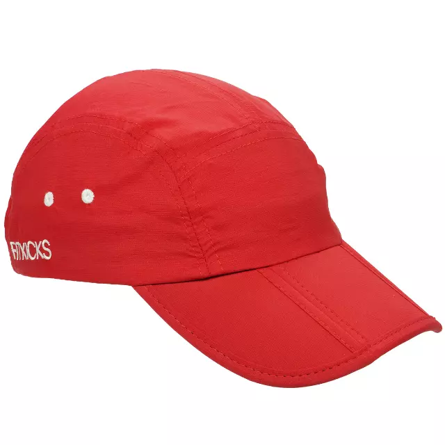 Women's Lightweight Active Quick Dry Foldable Sports Cap — Red