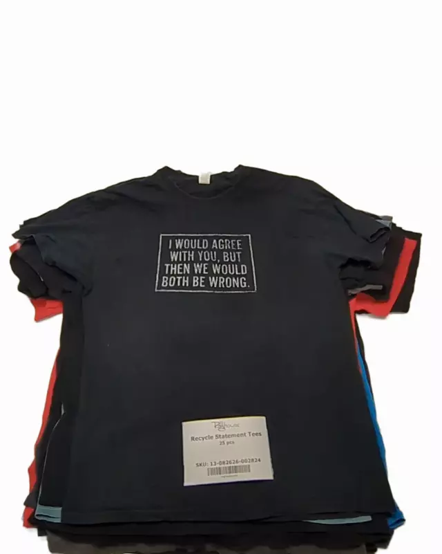 Recycle Statement Tees 25 pcs