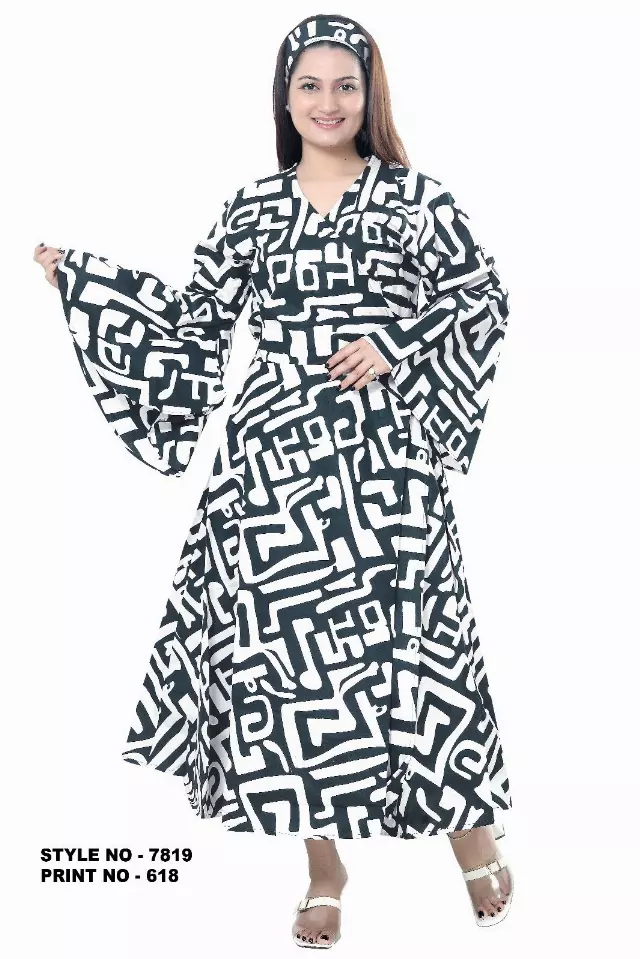 8001 - NEW PRINT ALERT!!! African Print Wrap Dress (3/pk) Free Size - $20.00 Each — Free Size / Print-618