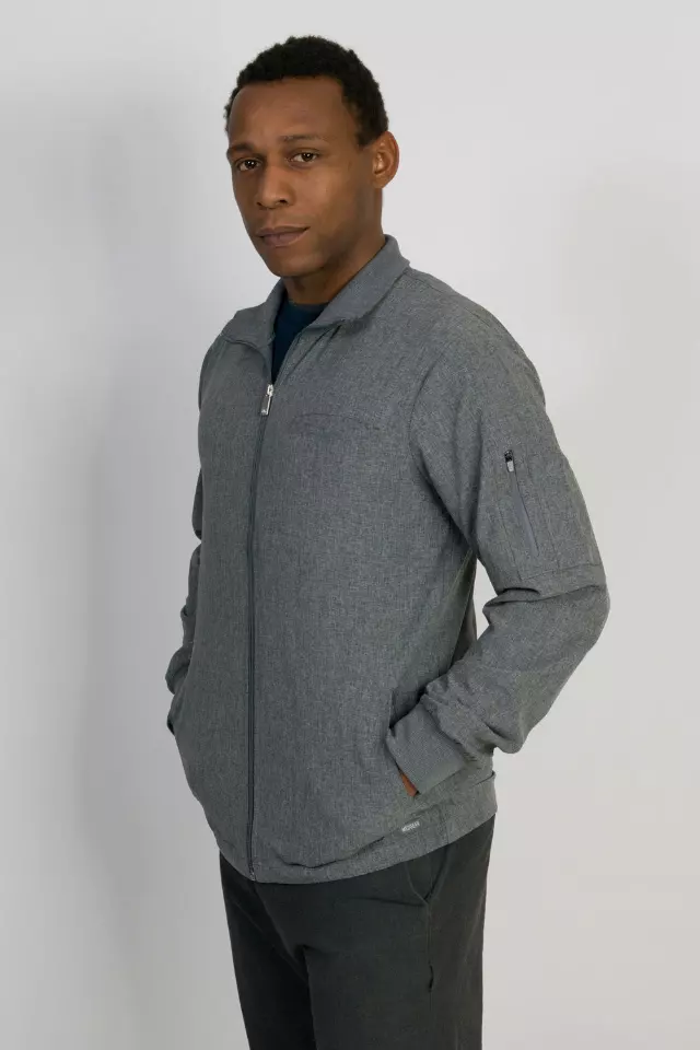 Medgear Men's Hamilton Jacket | Clearance Item — 2XL / Heather Graphite
