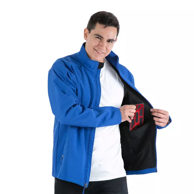 Men's Jacket- Style #MFJ154- $16.50/Unit MINIMUM 12 PCS- PLEASE SEE DESCRIPTION - S-3XL — Royal Blue