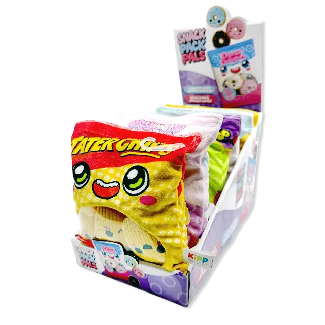 Plush Bag Snack Pack Pals - 6 Pieces Per Retail Ready Display 26256