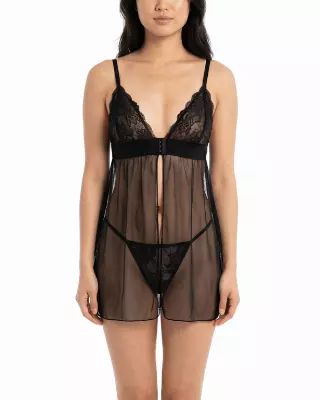 Priscila Babydoll — Black / L