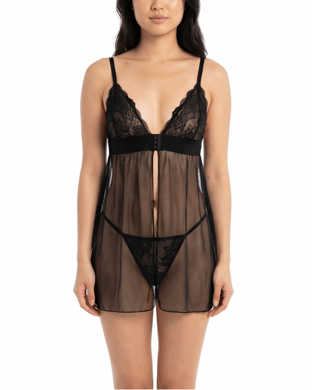 Priscila Babydoll — Black / S