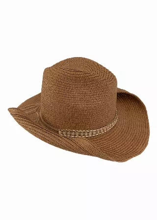 Magid Braided Straw Cowboy Hat — Toast